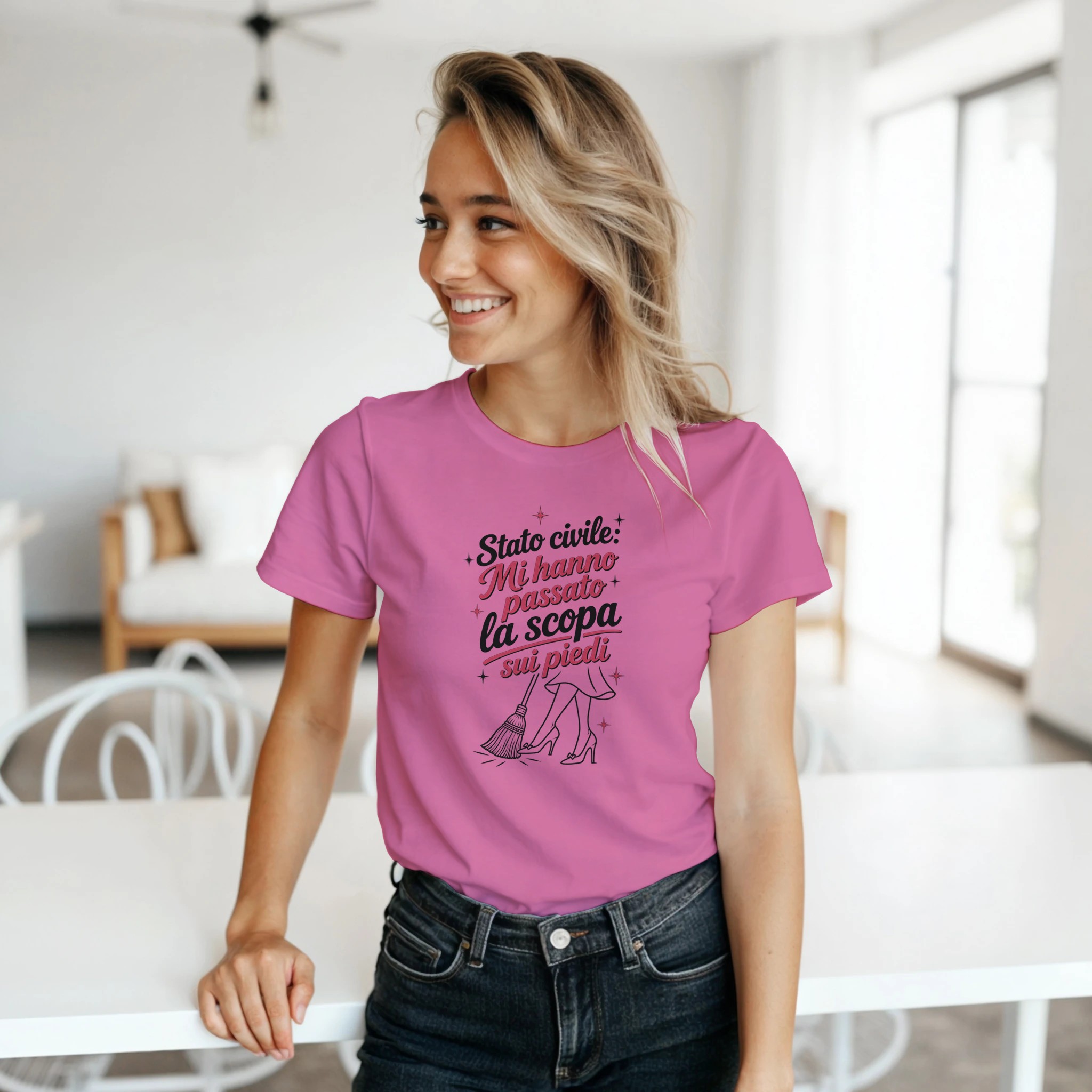 Scopa sui piedi - T-shirt donna
